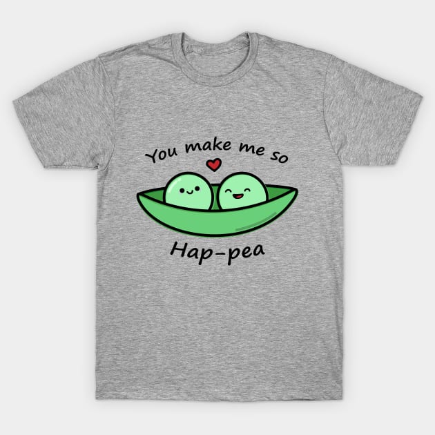 Happy Peas T-Shirt by happyfruitsart